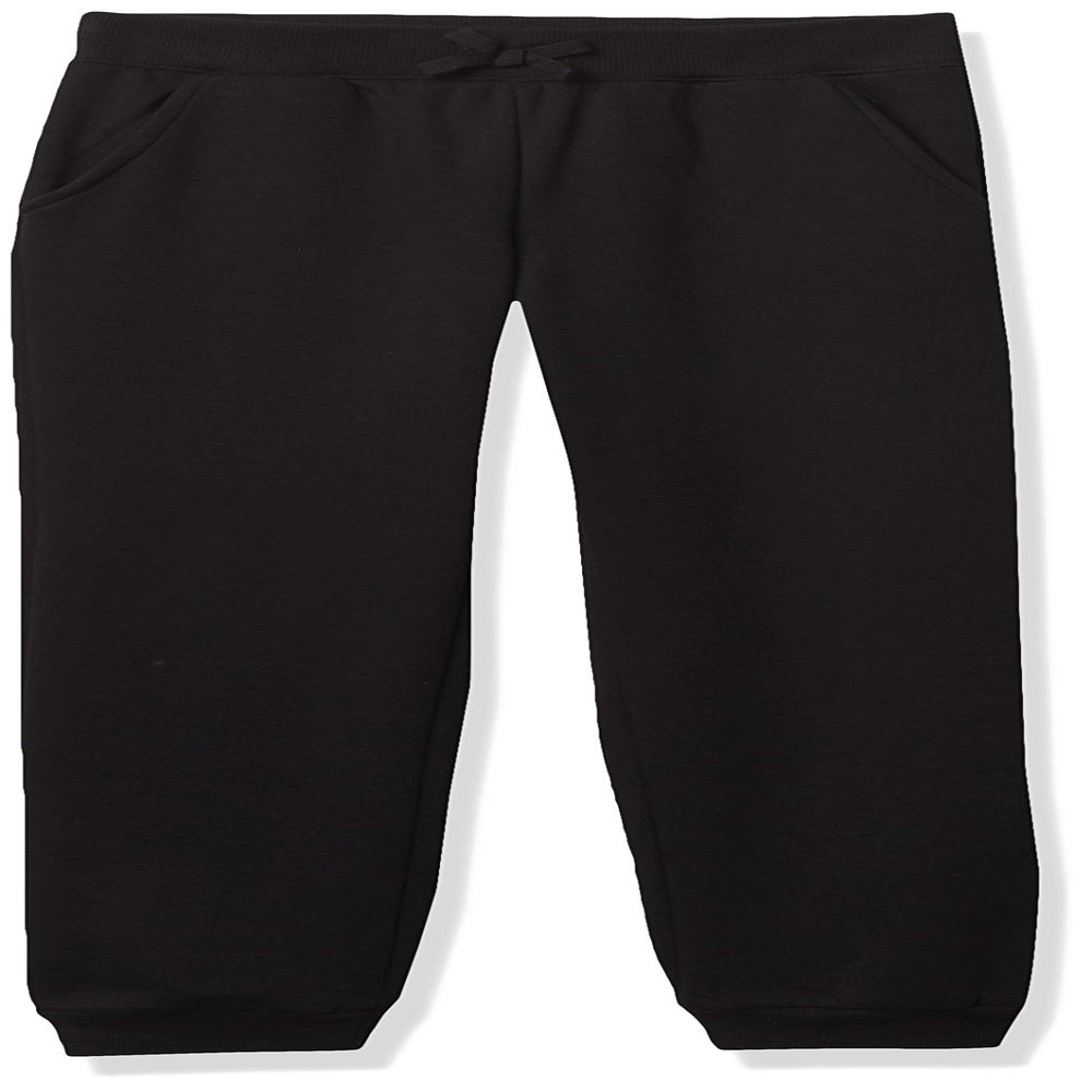 The Children's Place Girls' Uniform Active French Terry Jogger Pants Black XL (14)