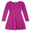 The Children's Place Girls Long Sleeve Basic Skater Dress, Aurora Pink Single, XX-Large view 1