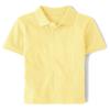 The Children's Place Boys' Uniform Pique Polo, New Yellow, M (7/8) view 1