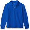 The Children's Place boys Uniform Long Sleeve Pique Polo Shirt, Renew Blue, 10 12 US view 1