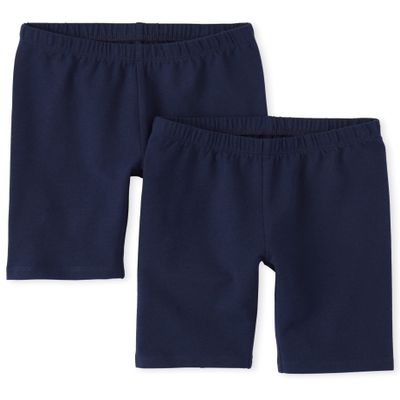 The Children's Place girls Mix and Match Bike Shorts Pants, Tidal 2 Pack, Medium US