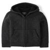 The Children's Place Boys' Uniform Zip Up Hoodie, Black, XS (4) view 1