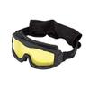 Lancer Tactical AERO Airsoft Tactical Safety Goggles -3mm Dual Pane Lens, Anti-Fog Glasses for Hunting and Cycling-One Len (Black/Yellow) view 3