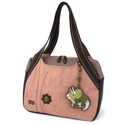 CHALA Bowling Bag - Triceratops - Dusty Rose
