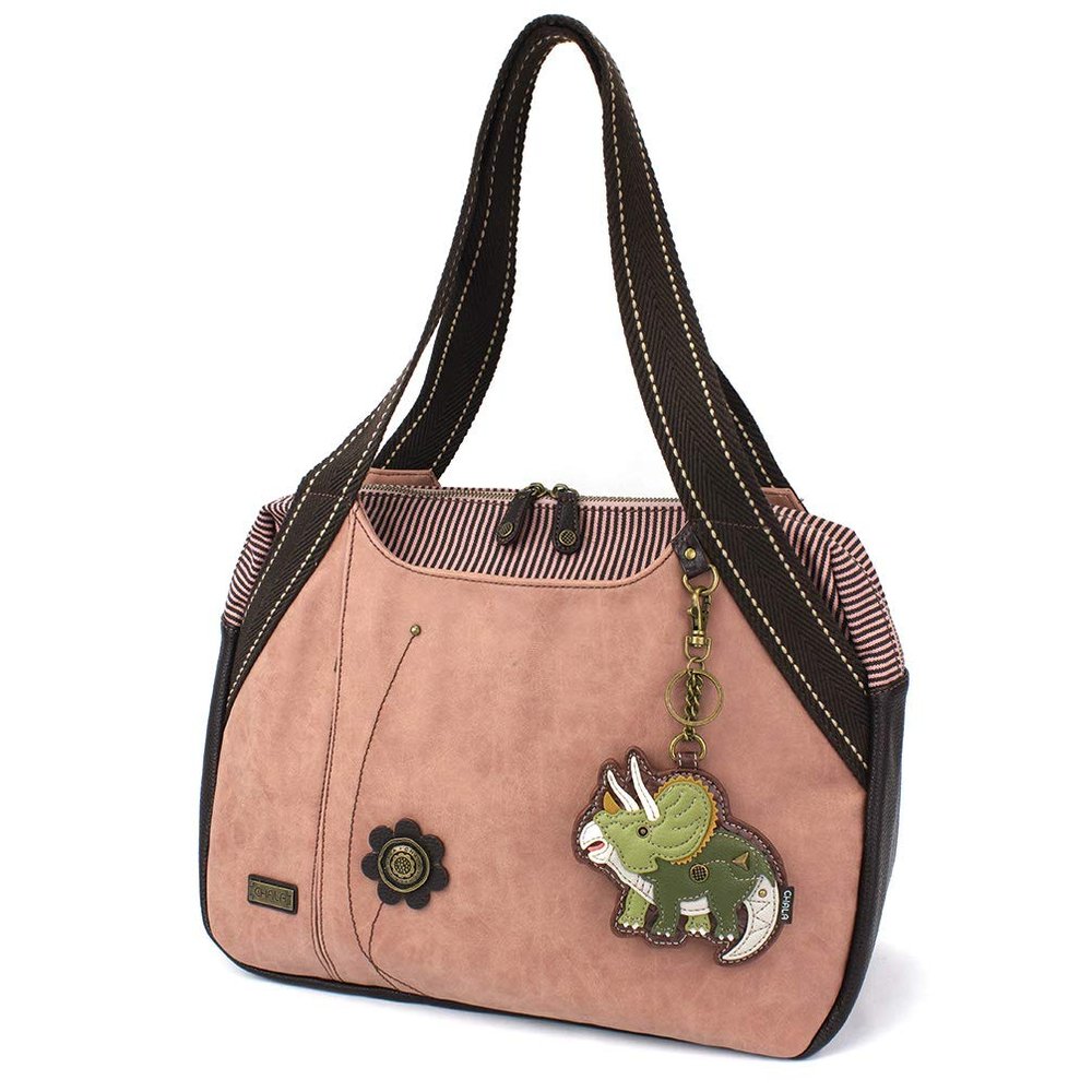 CHALA Bowling Bag - Triceratops - Dusty Rose