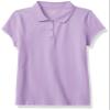 The Children's Place girls Uniform Pique Polo Shirt, Purple Prose, M 7 8 US view 1