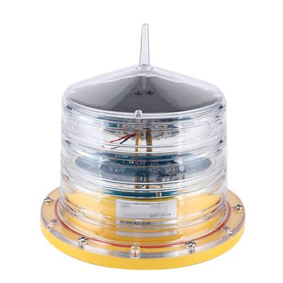 Boat Beacon Light, IP68 20LEDs Solar Marine Buoy Light Marine Beacon Light Waterproof Beacon Light Barge Safety Light