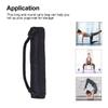 BESPORTBLE Canvas Tote Exercise Yoga Full-Zip Canvas Yoga Mat with Adjustable Shoulder Strap (Black) view 3
