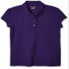 The Children's Place Girls Uniform Pique Polo Shirt, Regal Violet, X-Large US view 1
