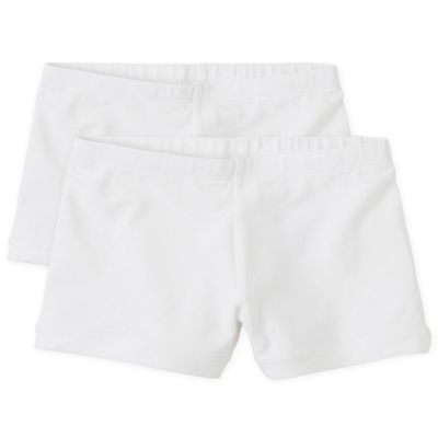 The Children's Place girls Basic Cartwheel Short Leggings, White, X-Large US