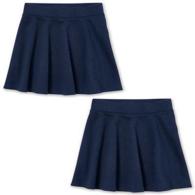 The Children's Place Girl's Ponte Knit Skort, Sandy/Tidal, X-Small