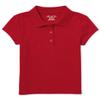 The Children's Place girls Uniform Soft Jersey Polo Shirt, Ruby, XXL 16 US view 1