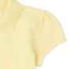 The Children's Place girls Uniform Ruffle Pique Polo Shirt, Pale Sun, X-Large US view 3