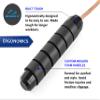 HUEY Sport Weighted 1lb Leather Jump Rope Adjustable Skipping Rope for Speed Quiet Training Boxing MMA Cardio Crossfit Fitness Workout Indoor and Outside Exercise for Beginner Kids Men and Women view 3