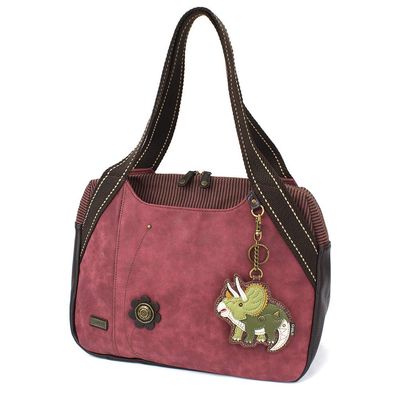 CHALA Bowling Bag - Triceratops - Burgundy