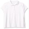 The Children's Place girls Uniform Soft Jersey Polo Shirt, White, M 7 8 US view 1