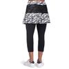 ANIVIVO Skirted Legging for Women,Skirted Capri Leggings Tennis Pants& Tennis Capri Skirted Leggings Tennis Clothing Legging with Skorts(Zebra Skirts,2XL) view 2