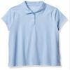 The Children's Place girls Uniform Soft Jersey Polo Shirt, Daybreak, L 10 12 US view 1