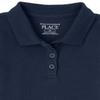 The Children's Place Baby Girls and Toddler Girls Short Sleeve Pique Polo, Tidal, 4T view 2