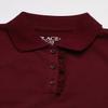 The Children's Place girls Uniform Ruffle Pique Polo Shirt, Rubine, XXL 16 plus view 2