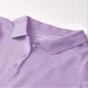 The Children's Place Baby Girls Uniform Pique Polo Shirt, Purple Prose, X-Large US view 3