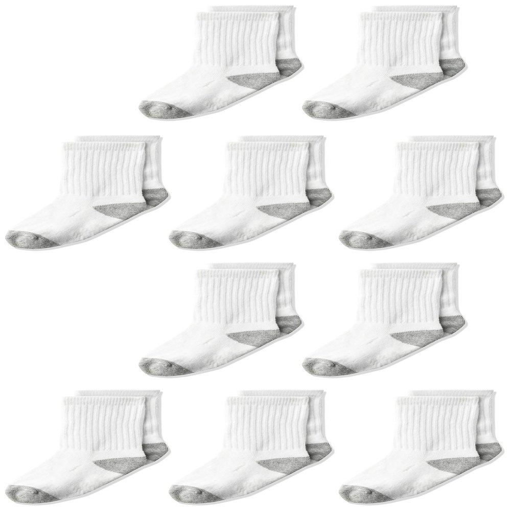 The Children's Place baby boys Socks, Pack of Ten Casual Sock, White, 6-12MONTHS US