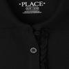 The Children's Place Girls Short Sleeve Ruffle Pique Polo,Black 2 Pack,XL (14) view 2