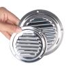 XinKunmarine 2 Pack Round Louvered Vent for Boat, 5" Stainless Steel Mirror Finish Air Vent for Marine Boat,Yacht,RV view 3