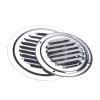 XinKunmarine 2 Pack Round Louvered Vent for Boat, 5" Stainless Steel Mirror Finish Air Vent for Marine Boat,Yacht,RV view 4