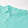 The Children's Place girls Uniform Ruffle Pique Polo Shirt, Seafrost, XL 14 plus view 2