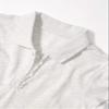 The Children's Place baby girls Uniform Ruffle Pique Polo Shirt, Lunar Gray Single, 10-12 Plus view 2