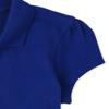The Children's Place girls Uniform Ruffle Pique Polo Shirt, Renew Blue, X-Small US view 2