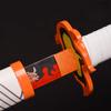 Sword fort Handmade Katana Anime Cosplay Sword, Stainless Steel Demon Sword Real Metal- Rengoku Kyoujurou view 4