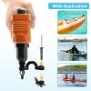 Deck Rigging Kit Accessory - 19.7 FT Bungee Cord with Deck Loops Tie Down Pad Eyes and J - Hooks and Bungee Cord Hook Screws & Rivets for Kayaks Canoes Boat view 3