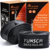2-PCS 26" Heavy Duty Bike Tubes 26X2.10/2.40 FV48mm Presta Valve (52/62-559) Bicycle Tubes Compatible with 26X2.10 26 X 2.125 26X2.20 26X2.25 26X2.30 26x2.35 26X2.40 Bike Bicycle Tire Tubes view 1