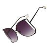 KESYOO Fashion Metal Sunglasses for Women Creative Party Eyewear Grey Lenses Lightweight Decorative Glasses for Outdoor Activities and Events view 2