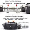 BESTYMXY Bike Pedals Road Bike Pedals Ultralight Pedals Compatible with SPD SL + Cleat Set + Cleat Covers, 3 in 1 view 4