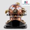Nautical-Mart 18" Vintage Marine Divers Helmet Solid Steel & Brass Scuba Diving Helmet Antique Copper Finish view 3