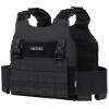 OneTigris Low Profile MOLLE Vest Adult with Hook and Loop Cummerbund, Side Elastic Holder Pockets Vest view 1