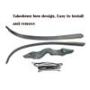 60 Inch Takedown Recurve Bow Draw Weight 25-65lbs Traditional Wood Longbow with Bamboo Core Limbs Right Left Hand American Hunting Longbow (30 Lbs, Left Hand) view 3