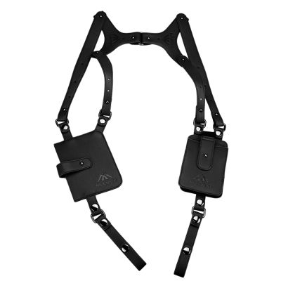 Neween Anti-Theft Hidden Underarm Strap Wallet Phone Holster Bag Leisure PU Leather Shoulder Pouch Double Shoulder Pocket Sport Vest Outdoors (Black)