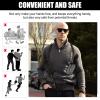 Neween Anti-Theft Hidden Underarm Strap Wallet Phone Holster Bag Leisure PU Leather Shoulder Pouch Double Shoulder Pocket Sport Vest Outdoors (Black) view 2