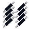 Elastic Mitten Clips Toddler Mitten and Glove Clips Stainless Steel Gloves Clips for Baby Kids Clothing Clips 4Black view 1