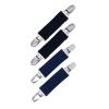 Elastic Mitten Clips Toddler Mitten and Glove Clips Stainless Steel Gloves Clips for Baby Kids Clothing Clips Black&Navy view 1