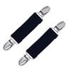 Elastic Mitten Clips Toddler Mitten and Glove Clips Stainless Steel Gloves Clips for Baby Kids Clothing Clips Black&Navy view 2