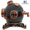 Antique Museum Black Anchor Engineer 1921 Nautical Deep Sea Diver's Maritime Collectible 18 Inches Ship's Decor Scuba Diving Helmet view 4