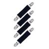 Elastic Mitten Clips Toddler Mitten and Glove Clips Stainless Steel Gloves Clips for Baby Kids Clothing Clips 2Black view 1