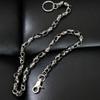 Acxico 1 Pcs 32" All Skull Strong Leash Wallet Chain Biker Trucker Heavy Jean Key Chain view 4