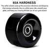 TOBWOLF 8 Pack 58mm x 32mm, 82A Outdoor Quad Roller Skating Wheels, PU Wear-Resistant Wheels Replacements Double-Row Roller Skates Accessories view 4