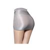 Long-Perfect Womens Super Shiny Shaping Miniskirt Oily Bright Shimmery Stockings Skirt (Grey) view 1